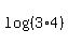 log%28%283%2A4%29%29