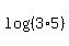 log%28%283%2A5%29%29