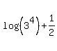 log%28%283%5E4%29%29+%2B+1%2F2+
