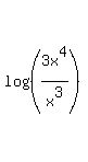 log%28%283x%5E4%2Fx%5E3%29%29