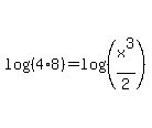 log%28%284%2A8%29%29+=+log%28%28x%5E3%2F2%29%29