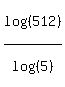 log%28%28512%29%29%2Flog%28%285%29%29