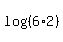 log%28%286%2A2%29%29