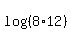 log%28%288%2A12%29%29
