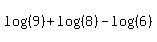 log%28%289%29%29%2B+log%28%288%29%29-log%28%286%29%29