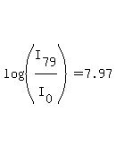 log%28%28I%5B79%5D%2FI%5B0%5D%29%29=7.97