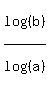 log%28%28b%29%29%2Flog%28%28a%29%29