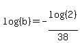 log%28%28b%29%29=-log%28%282%29%29%2F38
