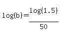log%28%28b%29%29=log%28%281.5%29%29%2F50