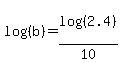 log%28%28b%29%29=log%28%282.4%29%29%2F10