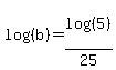 log%28%28b%29%29=log%28%285%29%29%2F25
