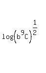 log%28%28b%5E9C%29%5E%281%2F2%29%29%29