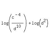 log%28%28c%5E%28-4%29%2Fd%5E10%29%29+%2B+log%28%28d%5E2%29%29