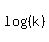 log%28%28k%29%29