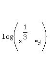 log%28%28matrix%282%2C1%2C%22%22%2C++++x%5E%281%2F3%29y+++++++%29%29%29