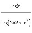 log%28%28n%29%29%2Flog%28%282006n-n%5E2%29%29