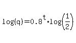 log%28%28q%29%29=0.8%5Et%2Alog%28%281%2F2%29%29