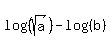 \"log%28%28sqrt%28a%29%29%29-log%28%28b%29%29\"