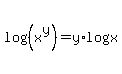 log%28%28x%5Ey%29%29+=+y%2Alog%28x%29