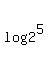 log%28+2%5E5%29
