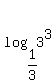 log%281%2F3%2C3%5E3%29+