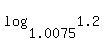 log%281.0075%2C1.2%29