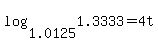 log%281.0125%2C1.3333%29+=+4t