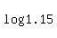 log%281.15%29