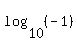log%2810%2C%28-1%29%29