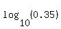 log%2810%2C%280.35%29%29