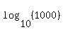 log%2810%2C%281000%29%29
