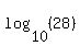 log%2810%2C%2828%29%29