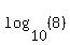 log%2810%2C%288%29%29