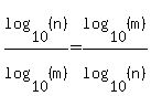 log%2810%2C%28n%29%29%2Flog%2810%2C%28m%29%29=log%2810%2C%28m%29%29%2Flog%2810%2C%28n%29%29
