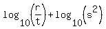 log%2810%2C%28r%2Ft%29%29%2Blog%2810%2C%28s%5E2%29%29