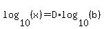log%2810%2C%28x%29%29=D%2Alog%2810%2C%28b%29%29