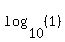 log%2810%2C+%281%29%29