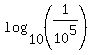log%2810%2C+%281%2F10%5E5%29+%29