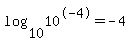 log%2810%2C+10%5E-4%29=-4+