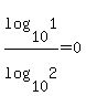 log%2810%2C1%29%2Flog%2810%2C2%29+=+0
