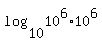 log%2810%2C10%5E6%2A10%5E6%29