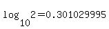 log%2810%2C2%29+=+0.301029995