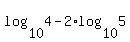 log%2810%2C4%29+-+2%2Alog%2810%2C5%29