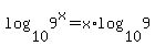 log%2810%2C9%5Ex%29+=+x%2Alog%2810%2C9%29+