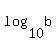 log%2810%2Cb%29