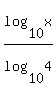 log%2810%2Cx%29%2Flog%2810%2C4%29