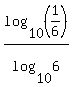 log%2810+%2C%281%2F6%29+%29%2Flog%2810%2C6%29