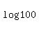 log%28100%29