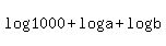 log%281000%29%2Blog%28a%29%2Blog%28b%29