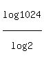 log%281024%29%2Flog%282%29